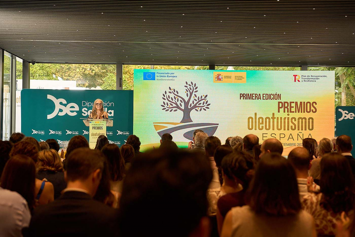 Imagen de un momento de los I Premios de Oleoturismo de España.